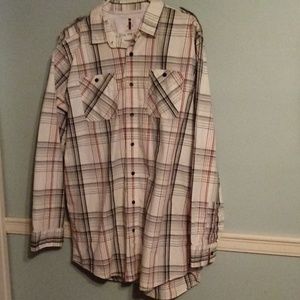 Casual mens button down shirt